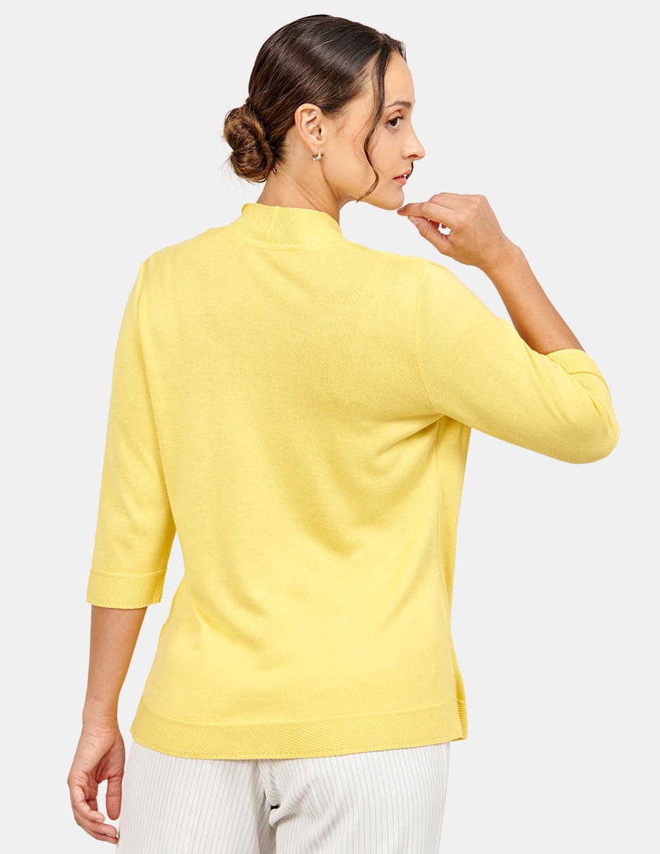 Blusa manga 3/4 para mujer