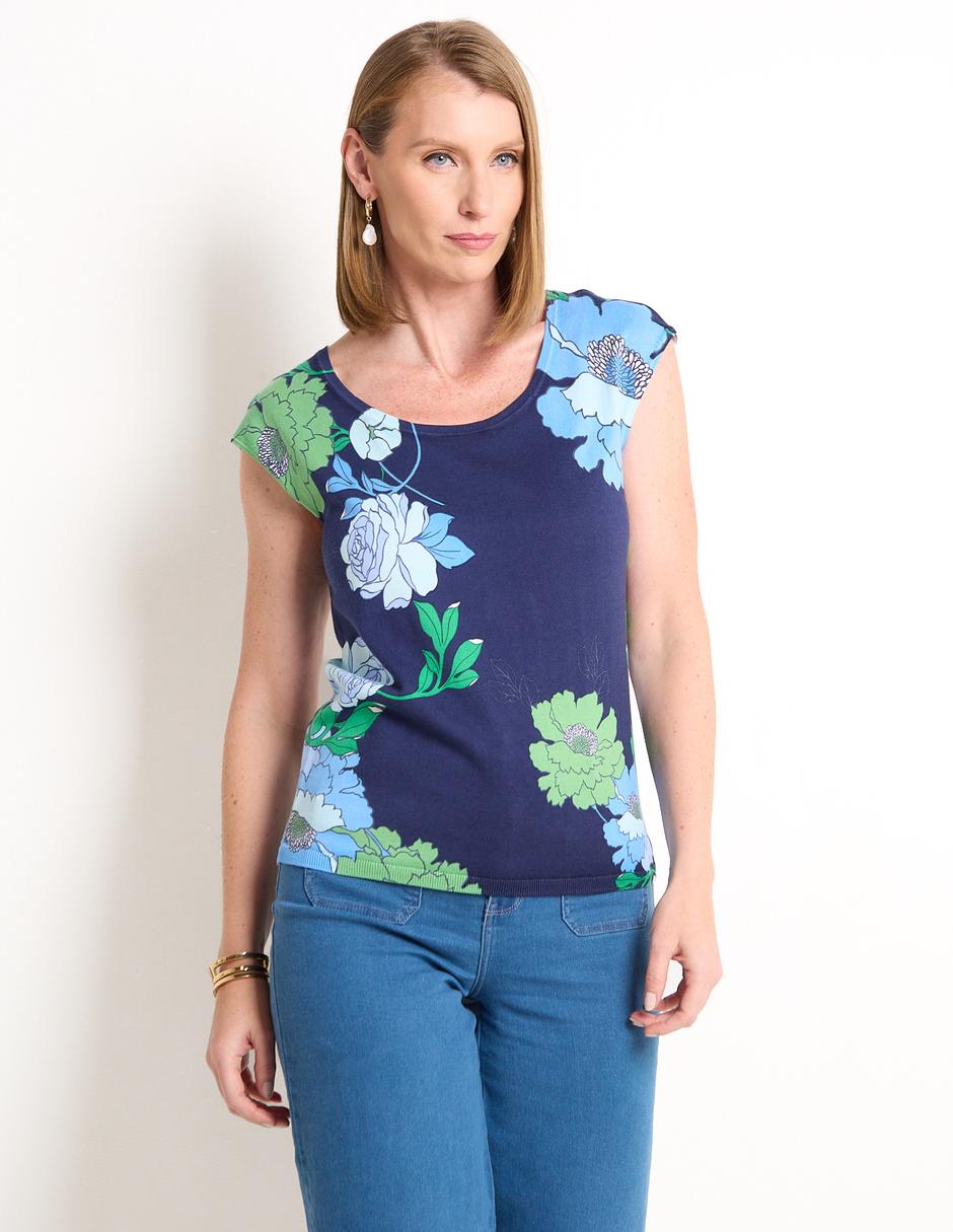 Suéter cuello redondo para mujer Suéter cuello redondo para mujer