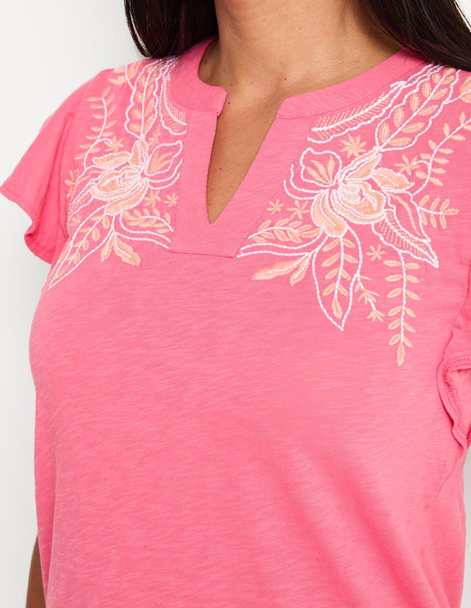 Playera manga corta para mujer 4