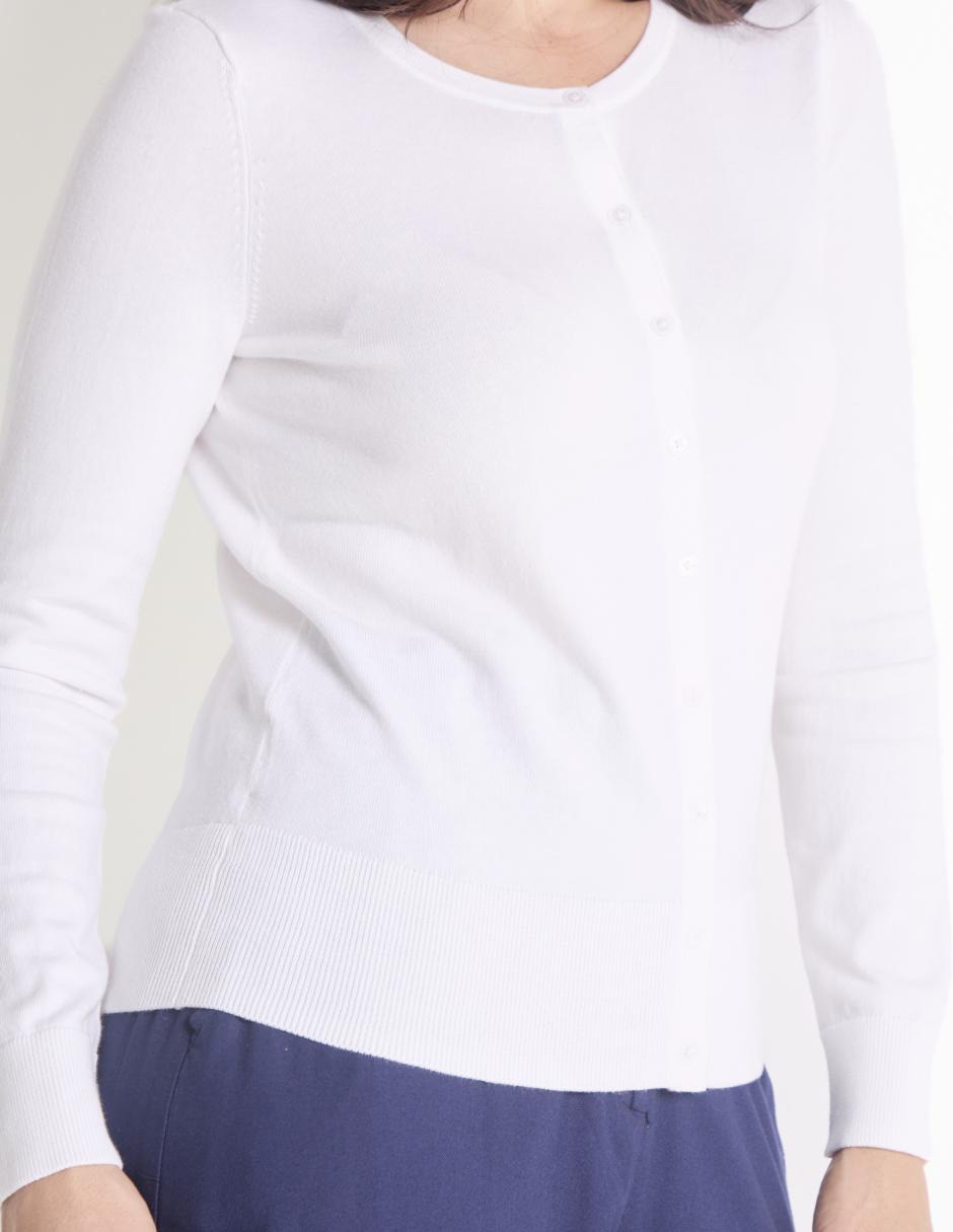 Suéter cuello redondo para mujer 5