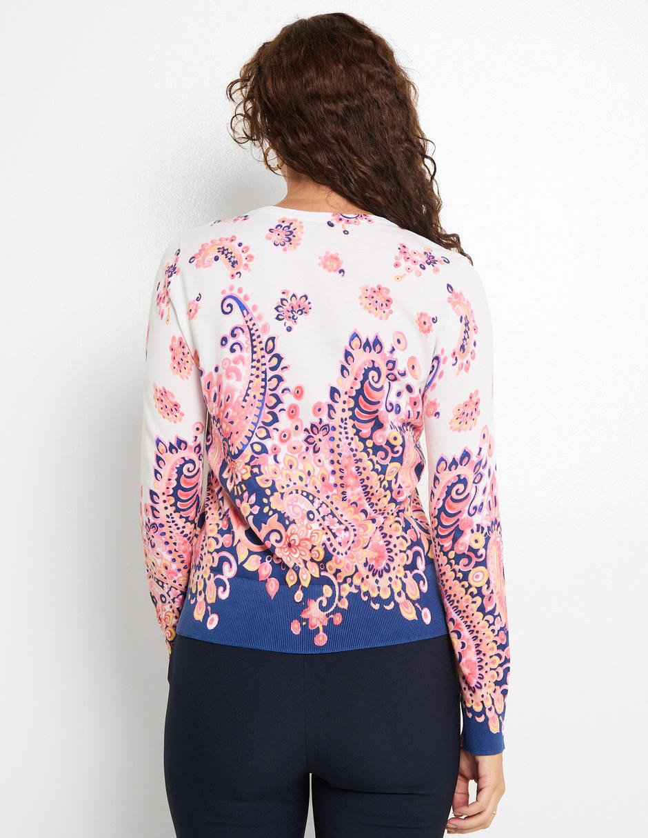 Suéter cuello redondo para mujer 2