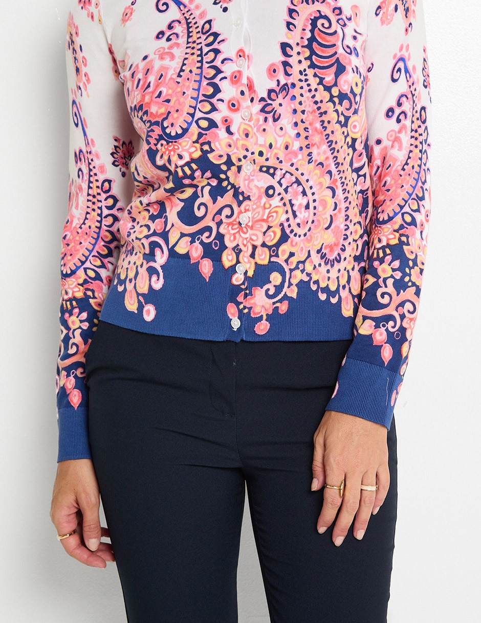 Suéter cuello redondo para mujer 4