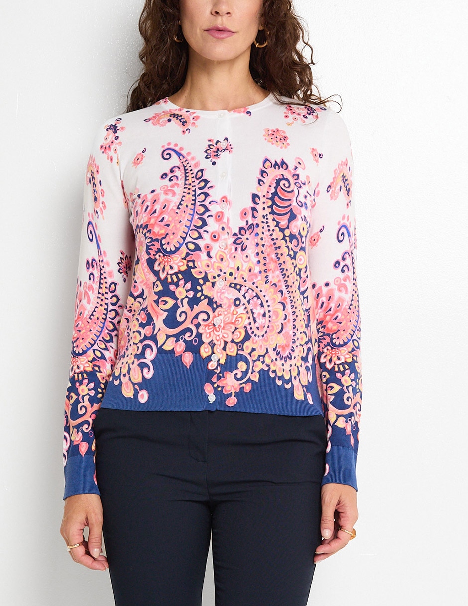 Suéter cuello redondo para mujer 5