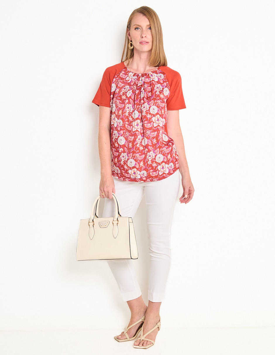 Blusa manga corta para mujer 3