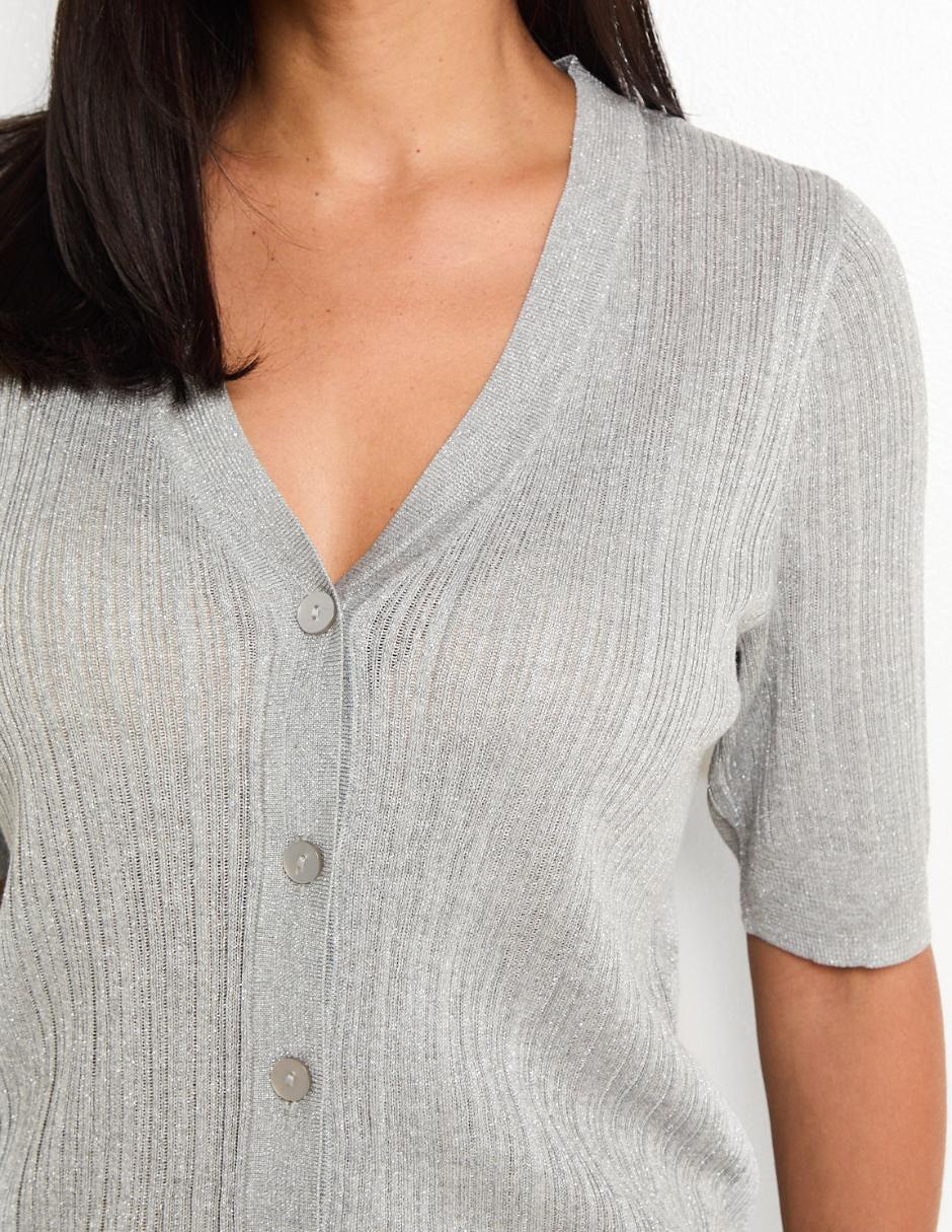 Suéter cuello v para mujer 4