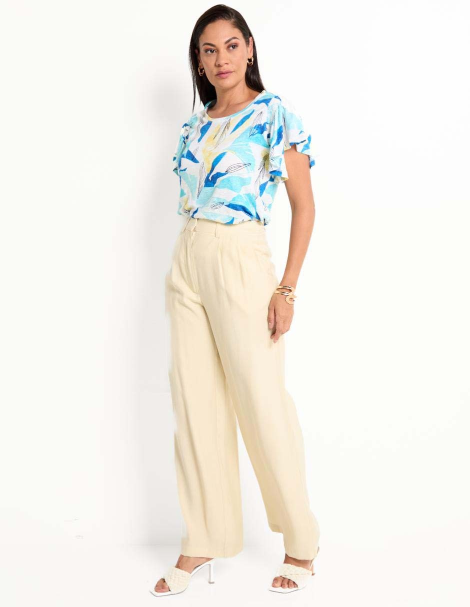 Blusa manga corta para mujer 3
