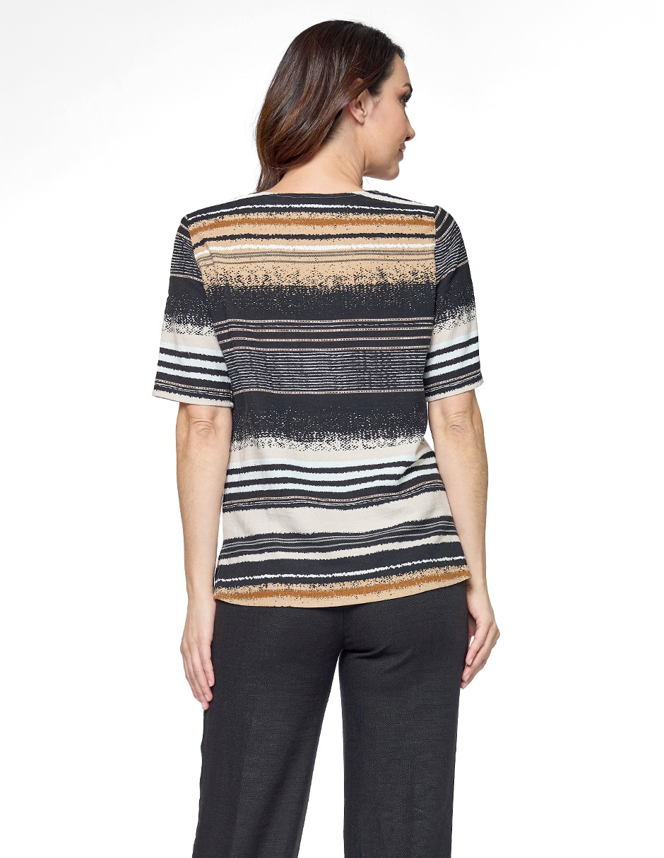 Blusa manga corta para mujer 4