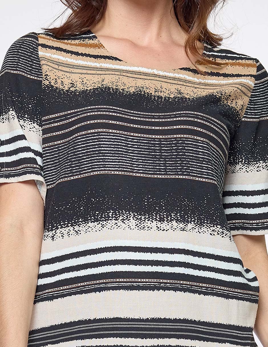 Blusa manga corta para mujer 5