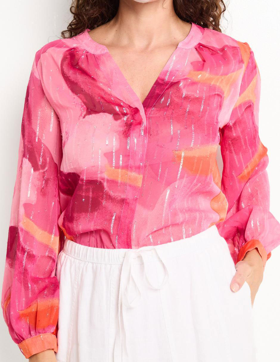 Blusa manga larga para mujer 4