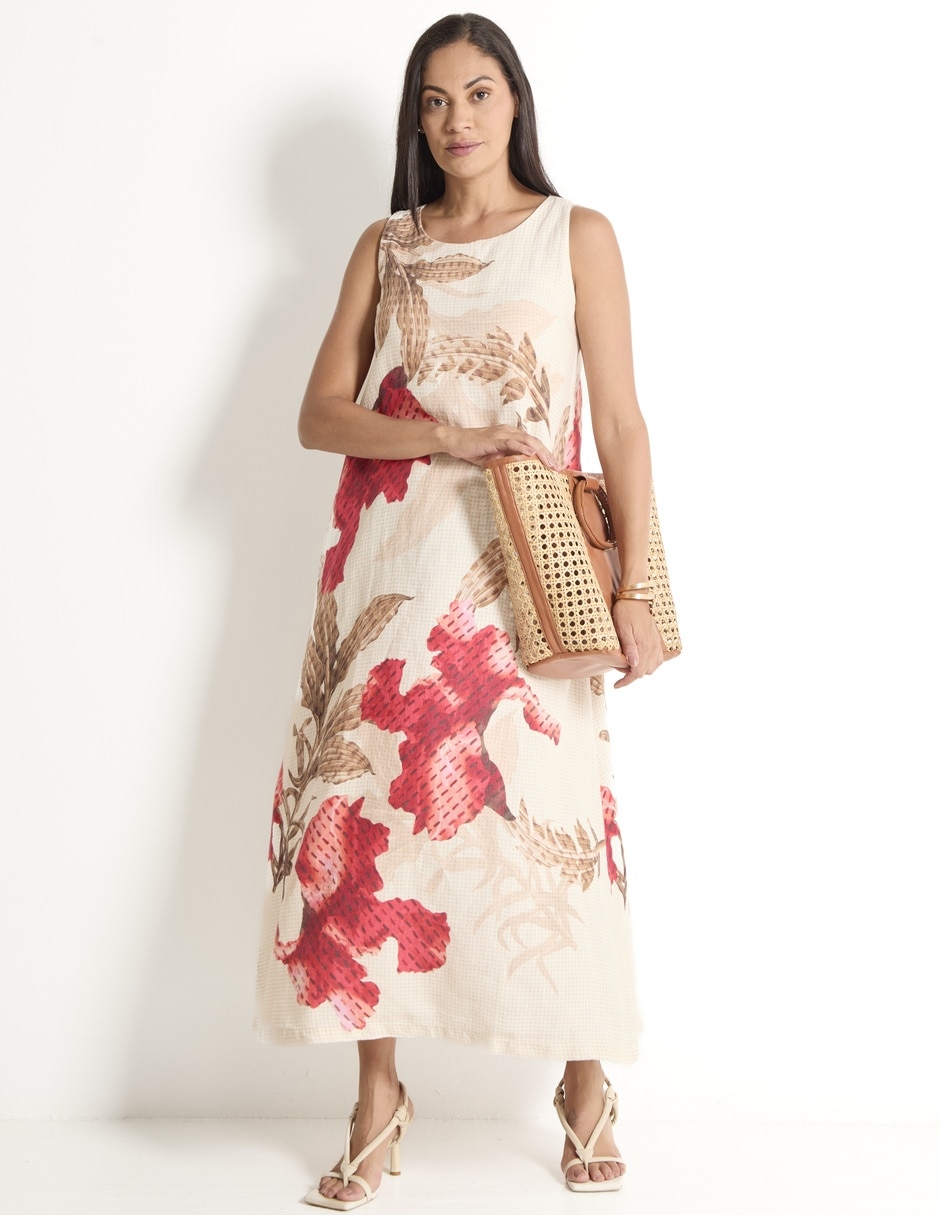 Vestido largo casual para mujer 3