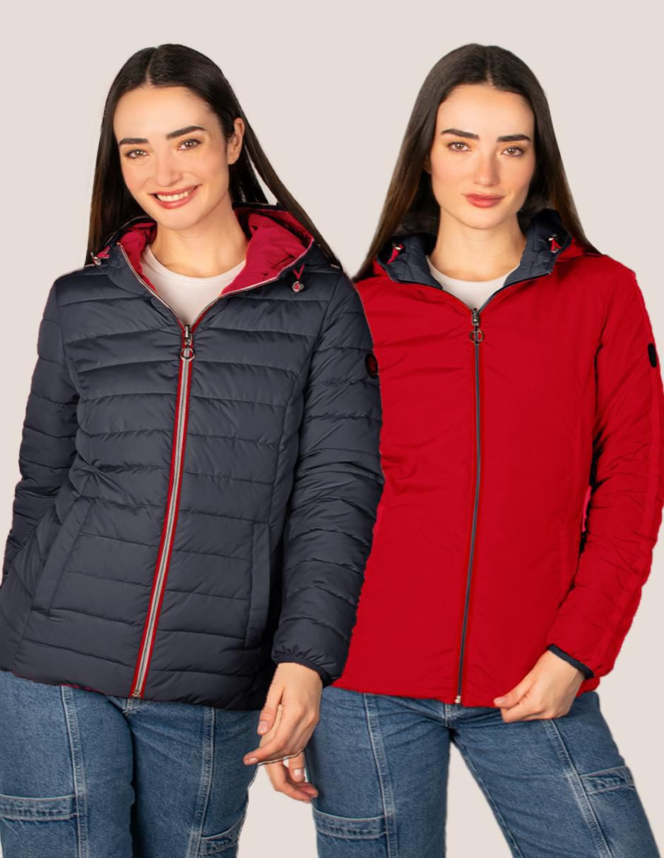 "chamarra" acolchada greenlander no impermeable "de" poliéster "para mujer"