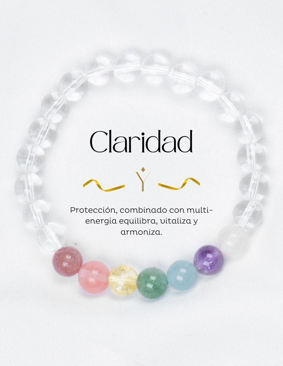 Pulsera Blanco Claridad con acabado pulido 5