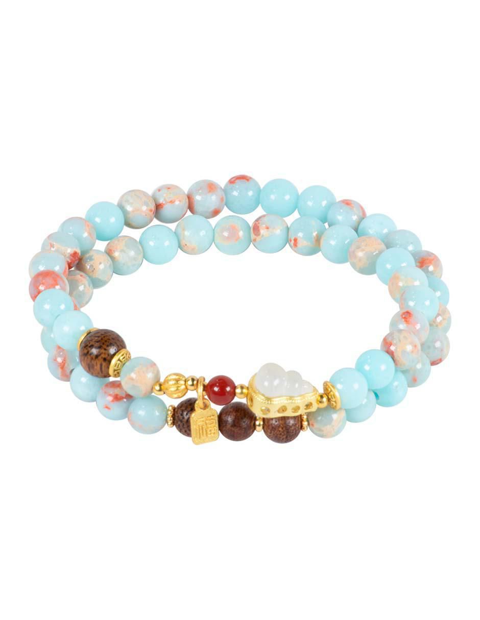 Pulsera Shoushan Purifica con acabado pulido