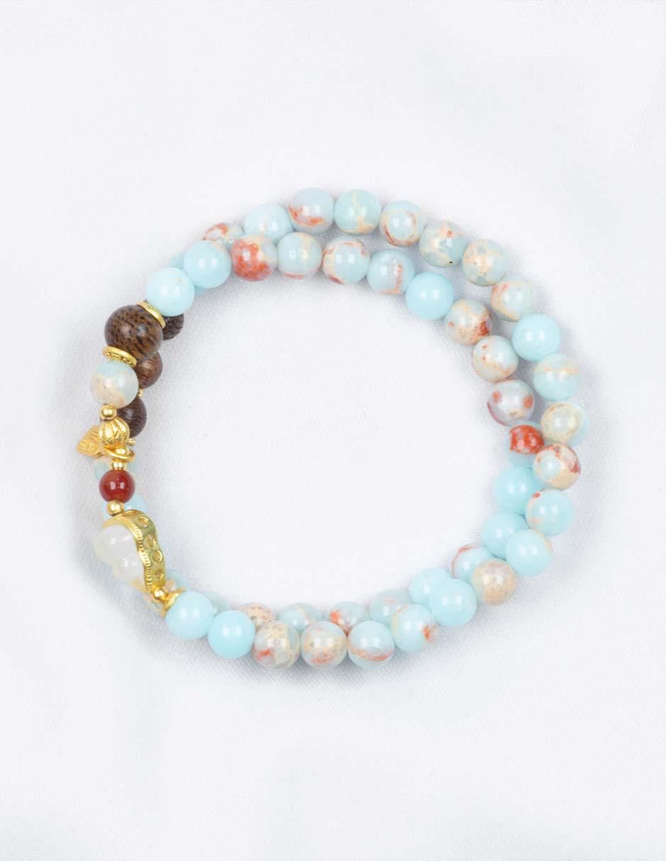 Pulsera Shoushan Purifica con acabado pulido 3
