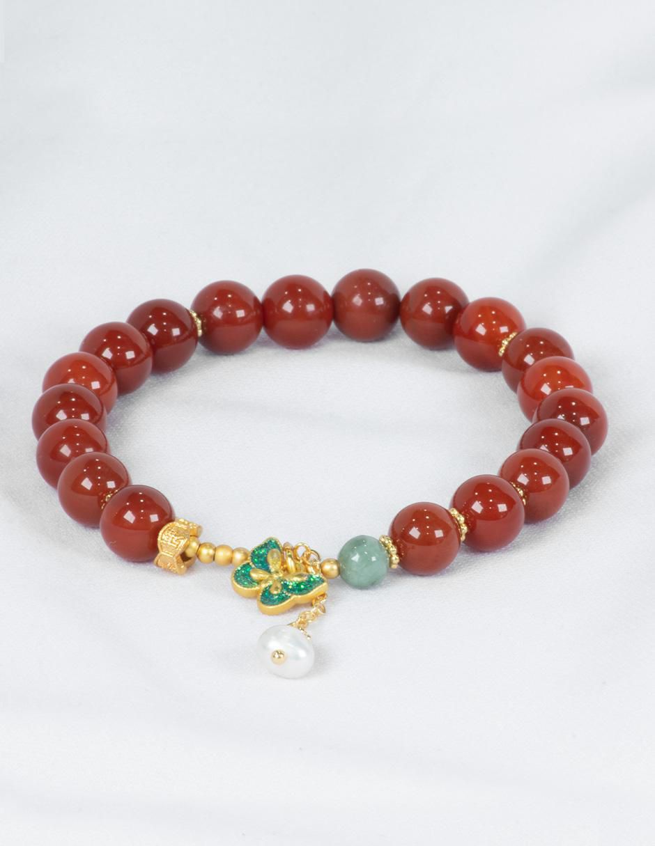 Pulsera Jadeita Vitalidad con acabado pulido 2