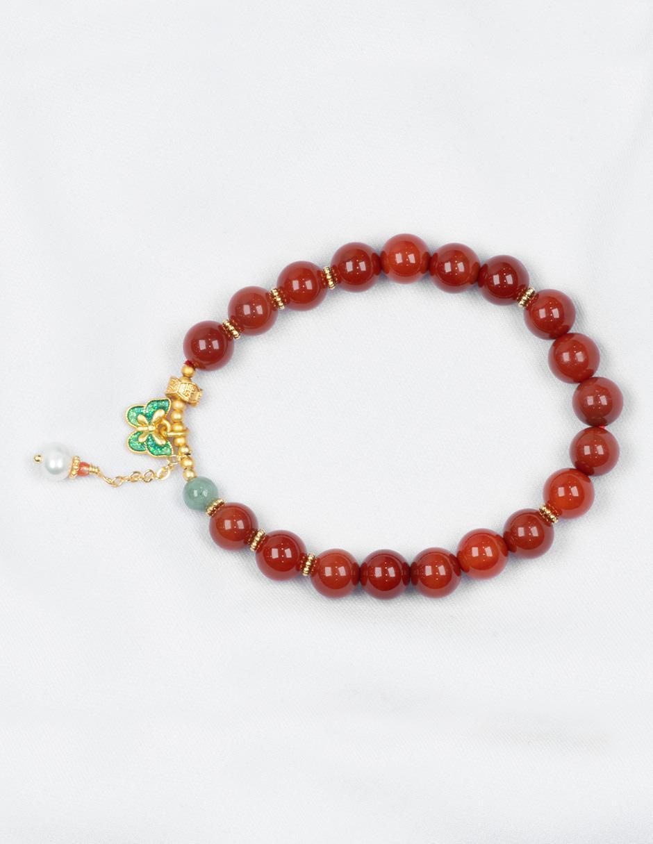 Pulsera Jadeita Vitalidad con acabado pulido 3