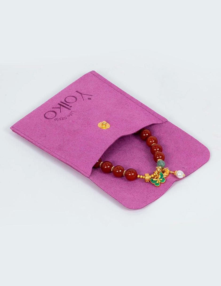 Pulsera Jadeita Vitalidad con acabado pulido 6