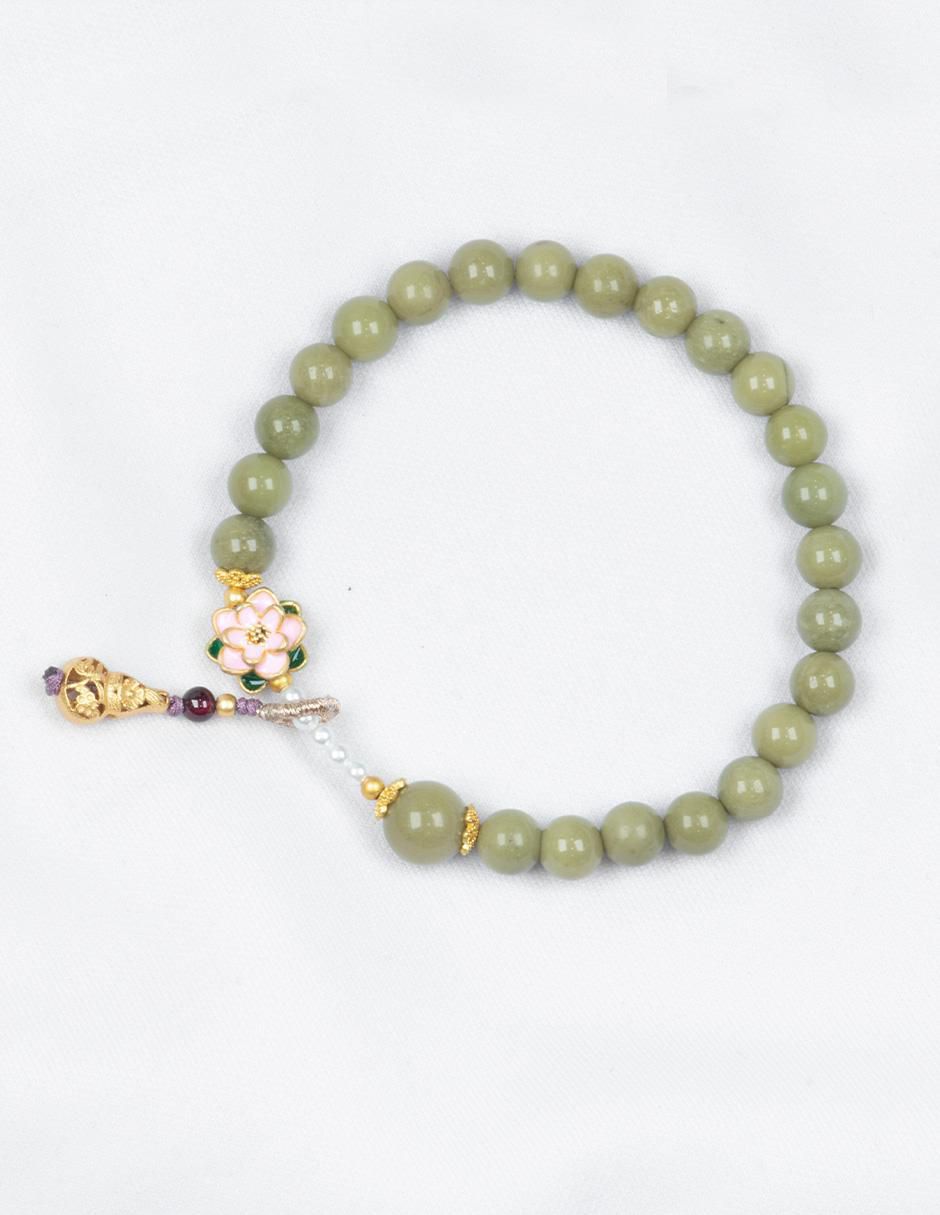 Pulsera Perla Energía con acabado pulido 3