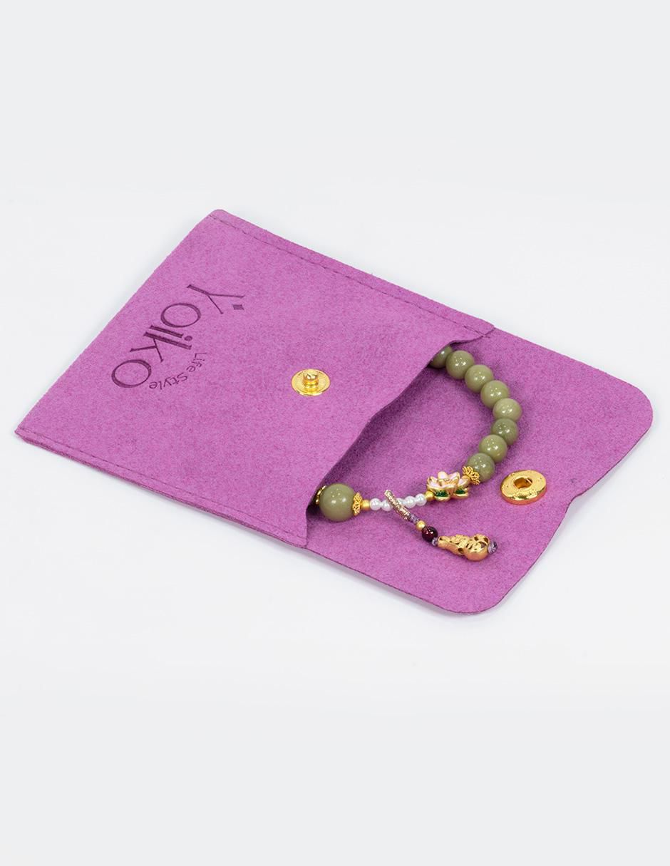 Pulsera Perla Energía con acabado pulido 6