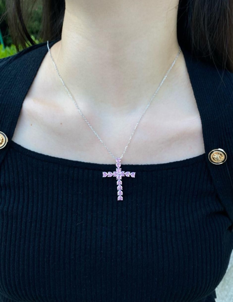 Collar Rosa de plata P 925 2