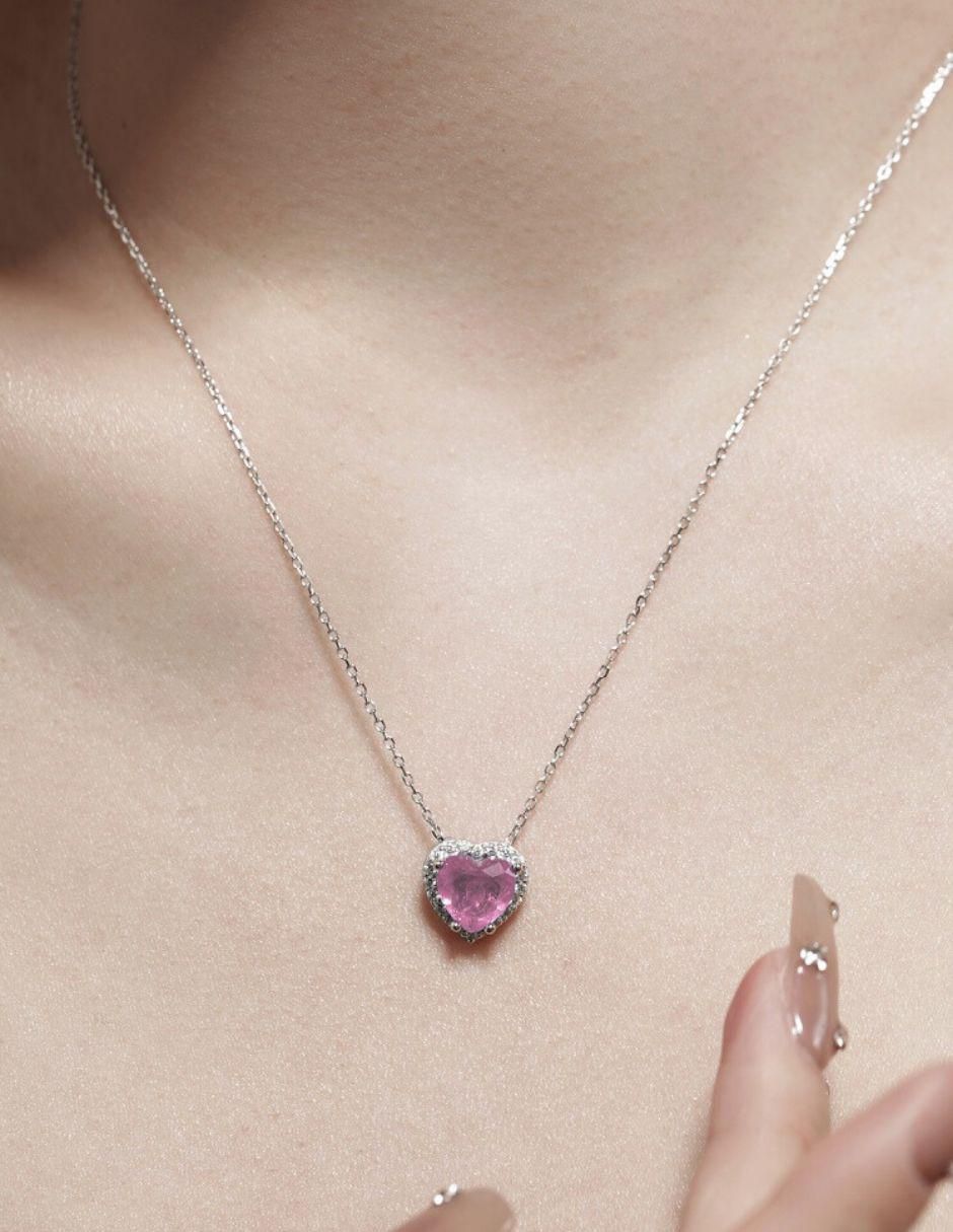 Collar de corazón Cecil de plata P 925 5