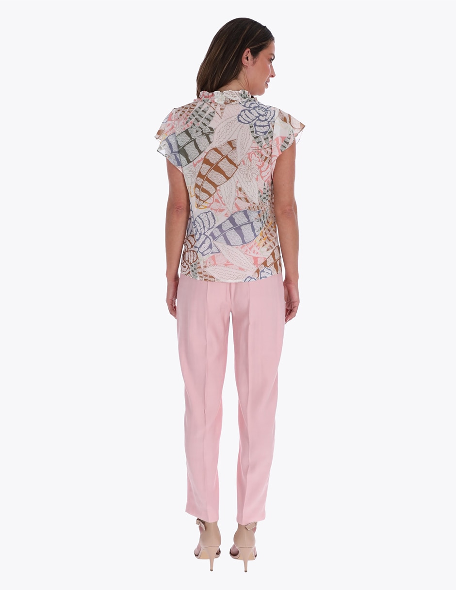 Blusa manga corta para mujer 2