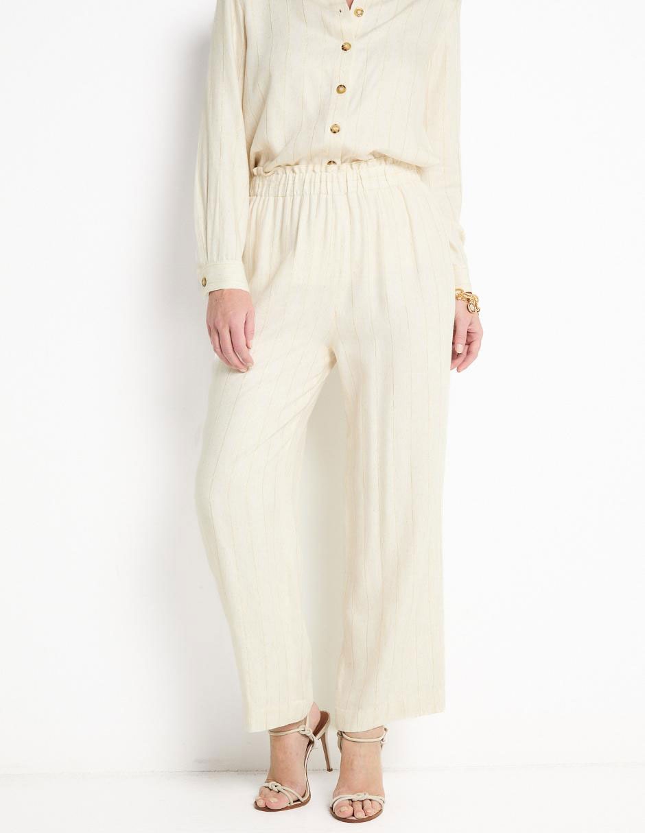 Pantalón relaxed straight para mujer