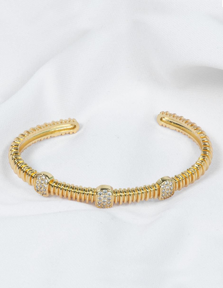 Brazalete de baño de oro 14 K Emmie 3