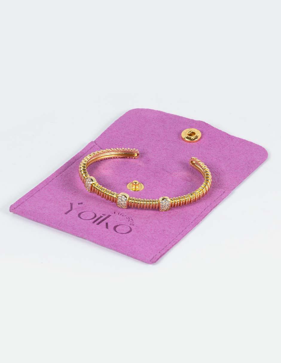 Brazalete de baño de oro 14 K Emmie 5