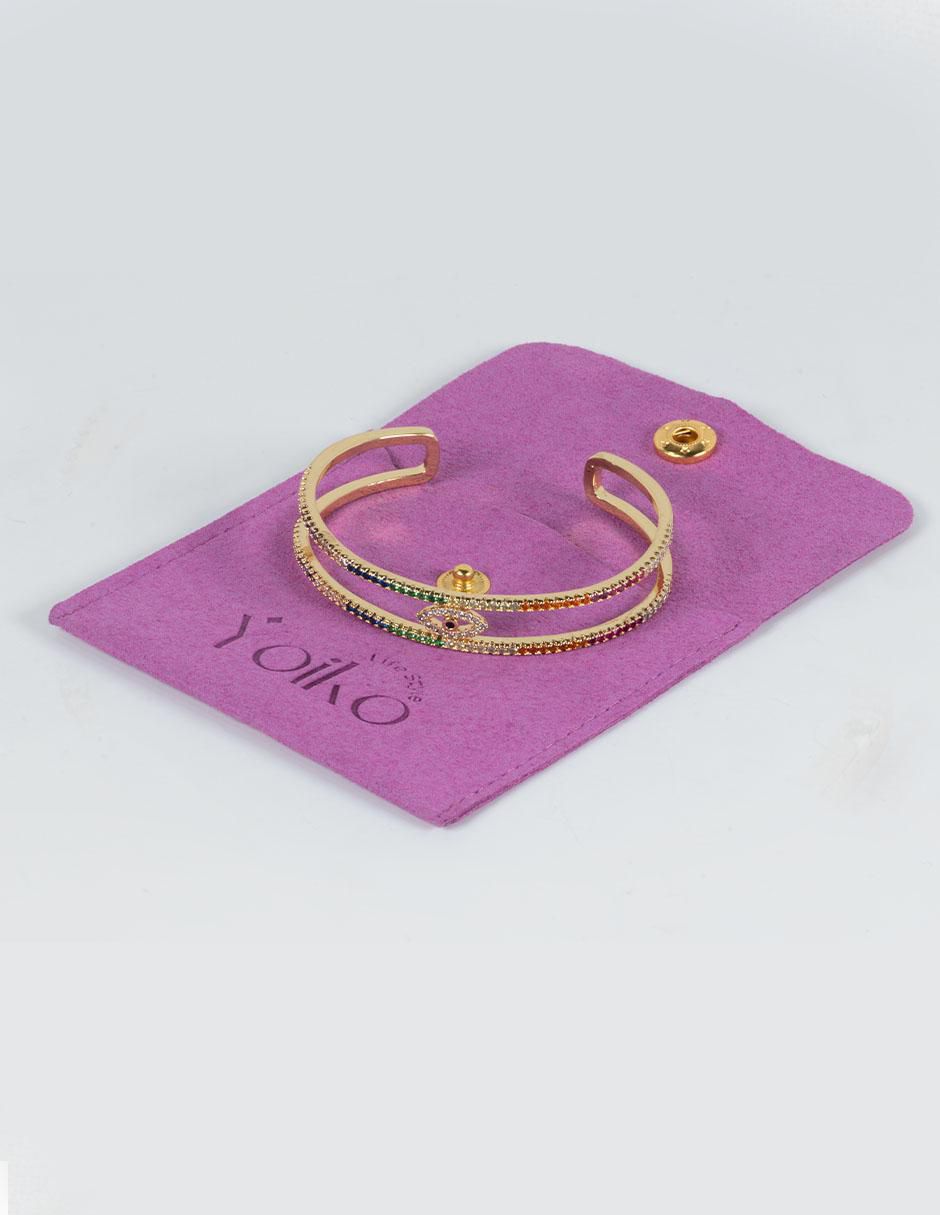 Brazalete de baño de oro 14 K Mena 5