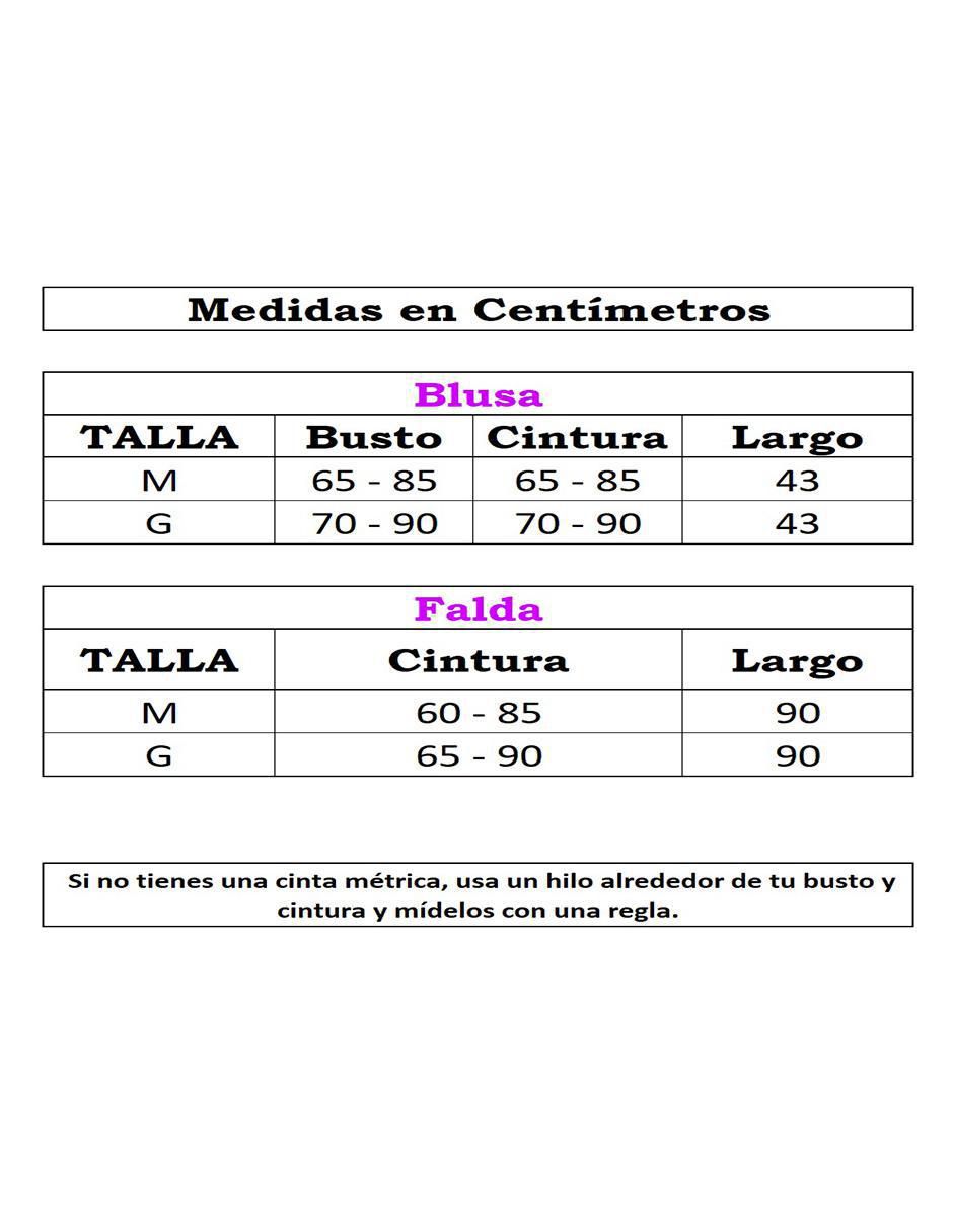 Conjunto campesino para mujer 4