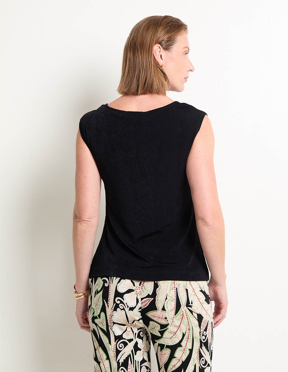 Blusa sin manga para mujer 2