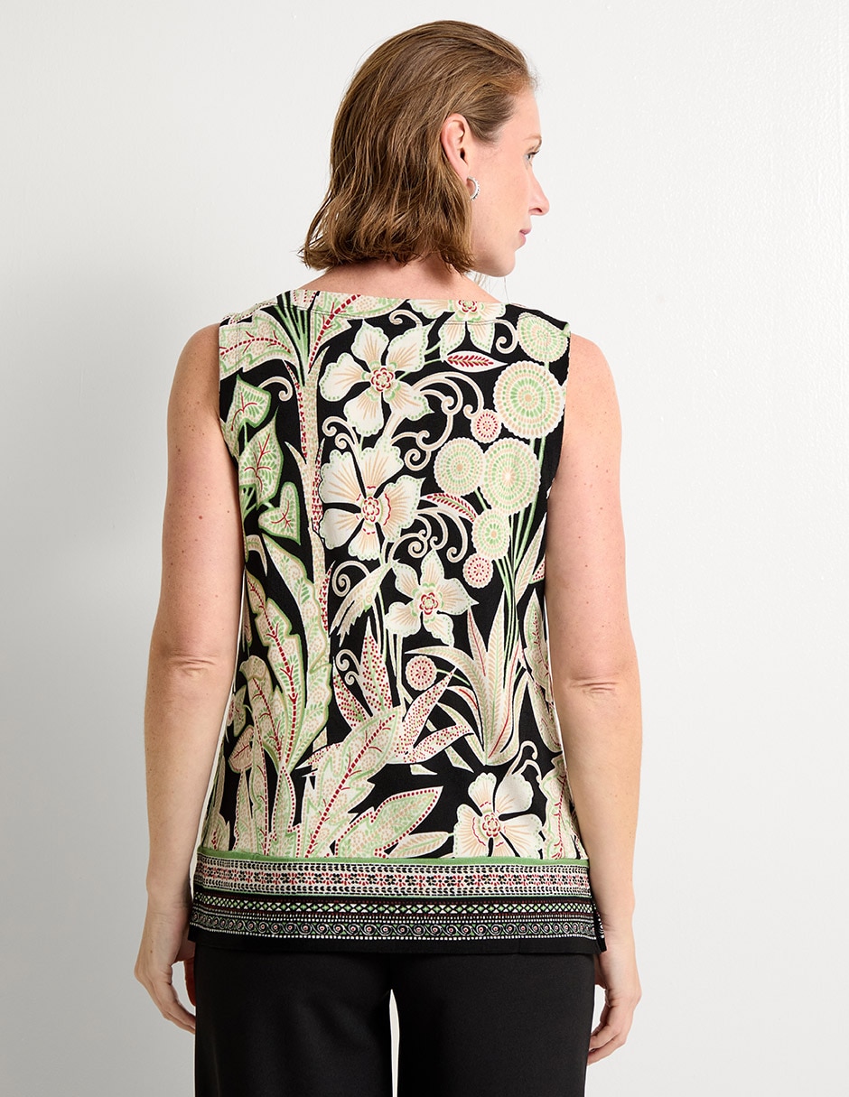 Blusa sin manga para mujer 2