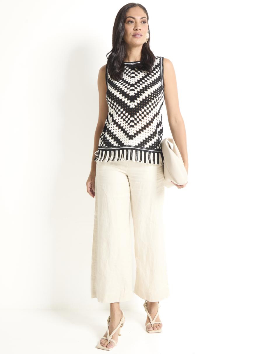 Suéter cuello redondo para mujer 3