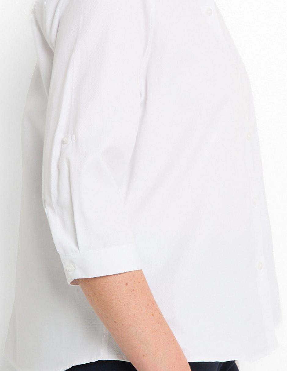 Blusa camisera manga 3/4 para mujer 5