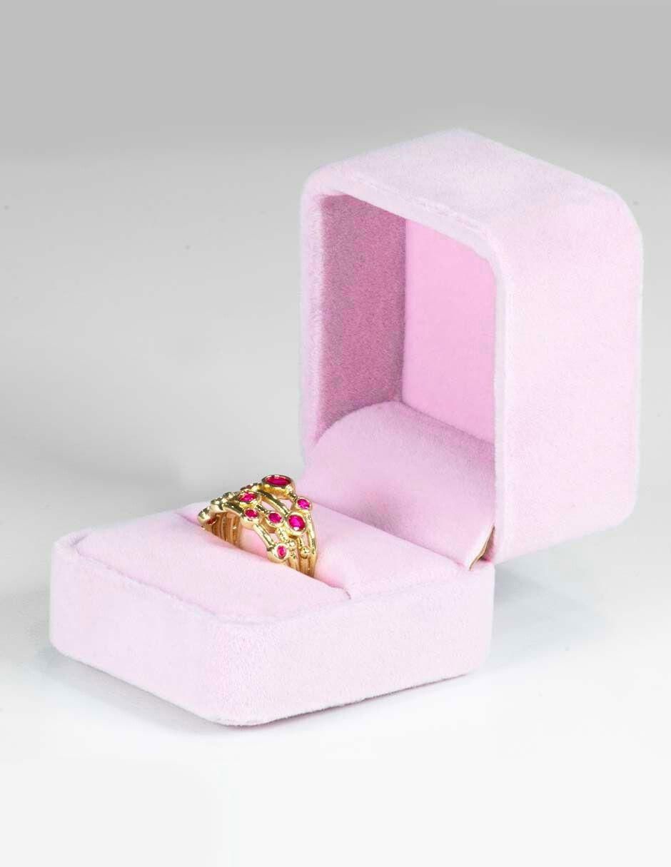 Anillo Galaxy zirconia con acabado baño de oro 14 k 4