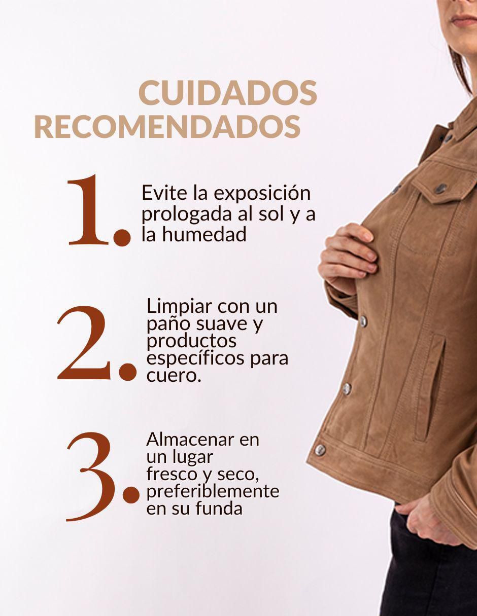 "chamarra" casual pelle royale resistente al agua "de" piel "para mujer"