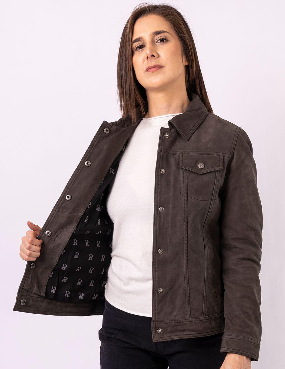 Chamarra impermeable de piel para mujer Chamarra impermeable de piel para mujer