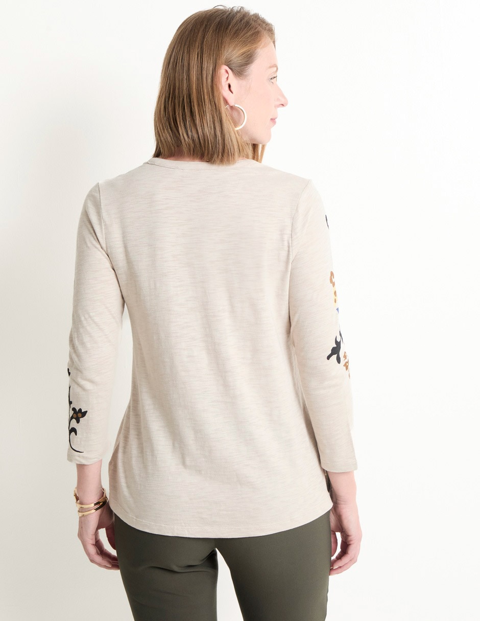Blusa manga 3/4 para mujer 2