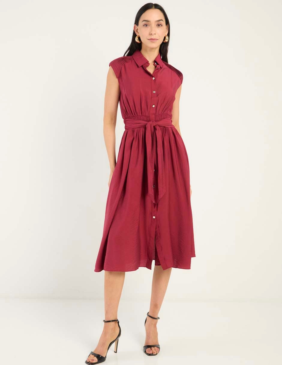 Vestido a la rodilla casual para mujer
