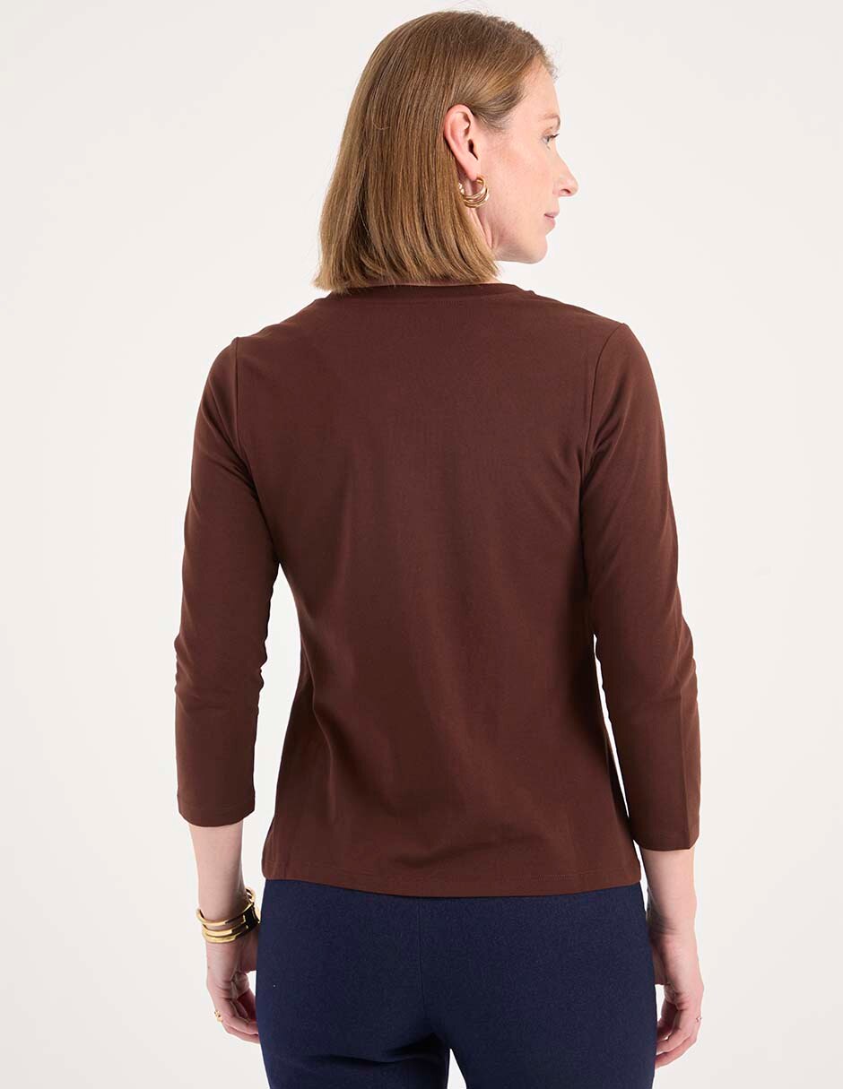 Blusa manga 3/4 para mujer 2