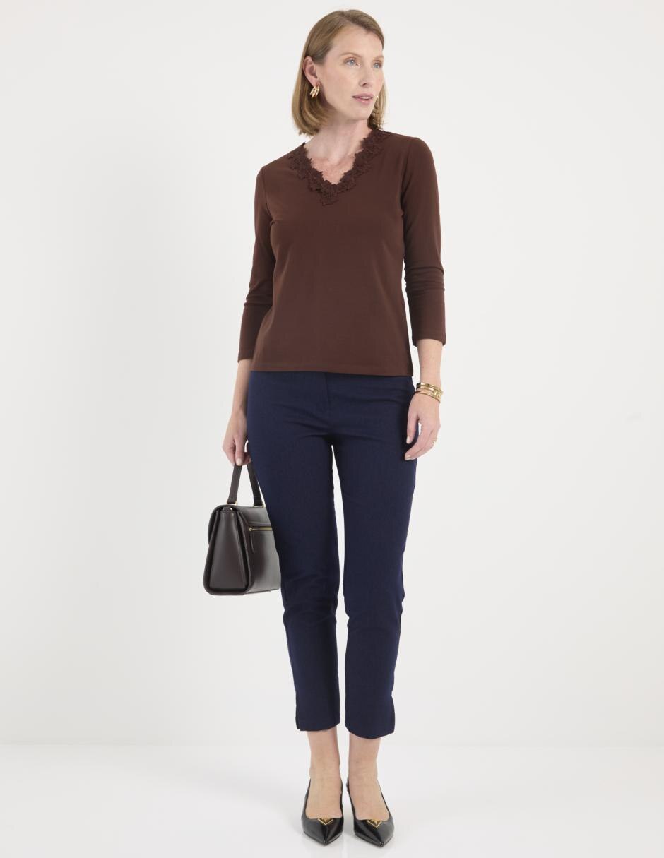 Blusa manga 3/4 para mujer 3