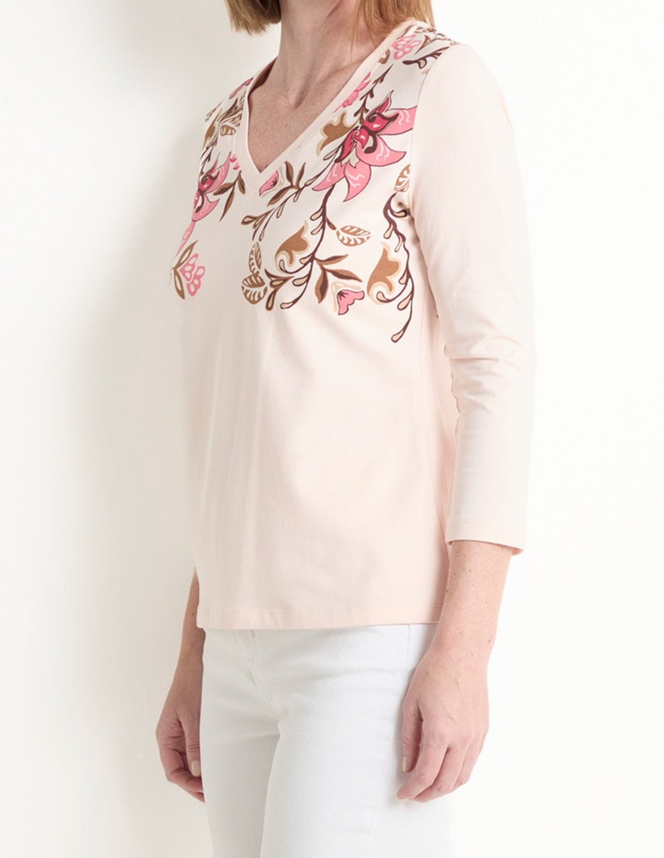 Blusa manga 3/4 para mujer 5