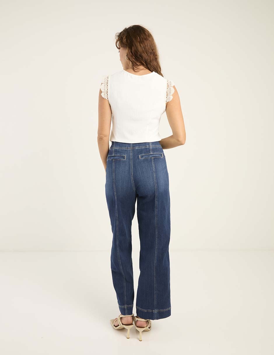 Jeans amplio para mujer 2
