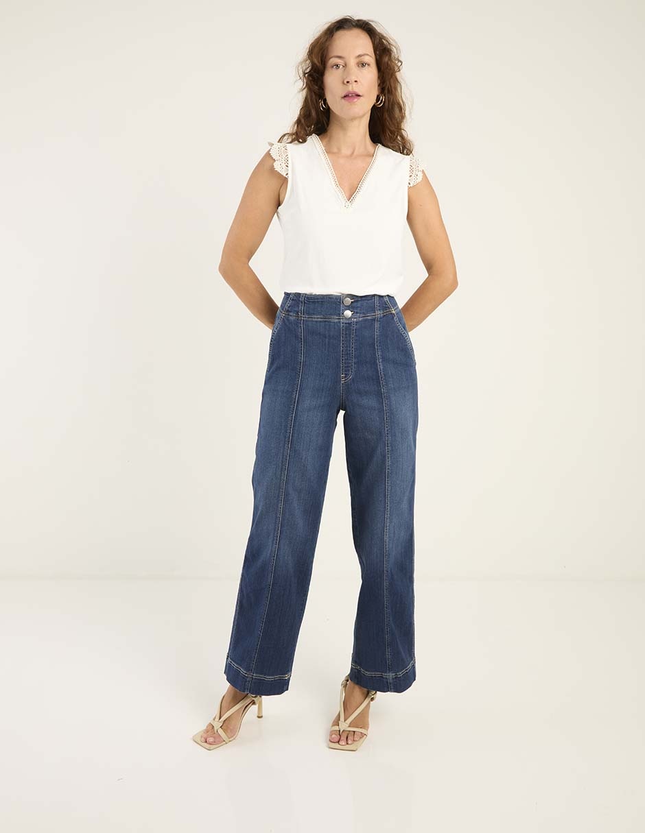 Jeans amplio para mujer 3