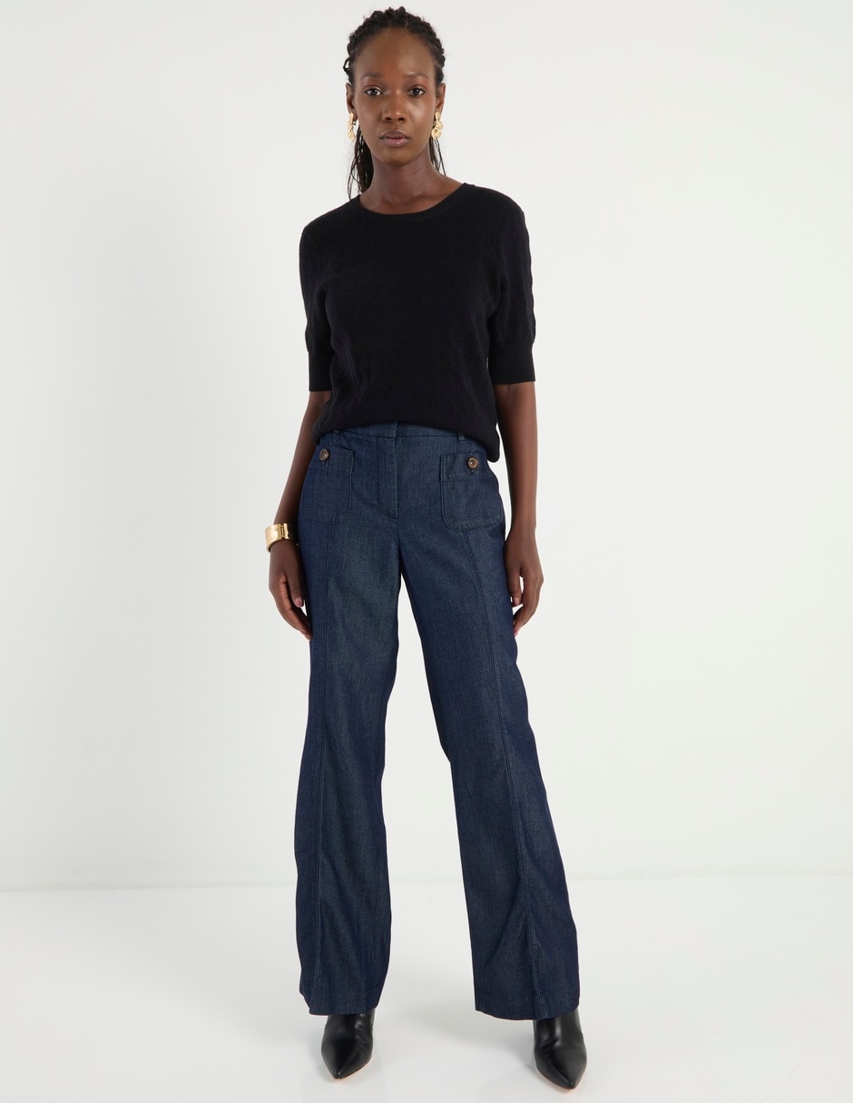 Pantalón relaxed amplio para mujer 3