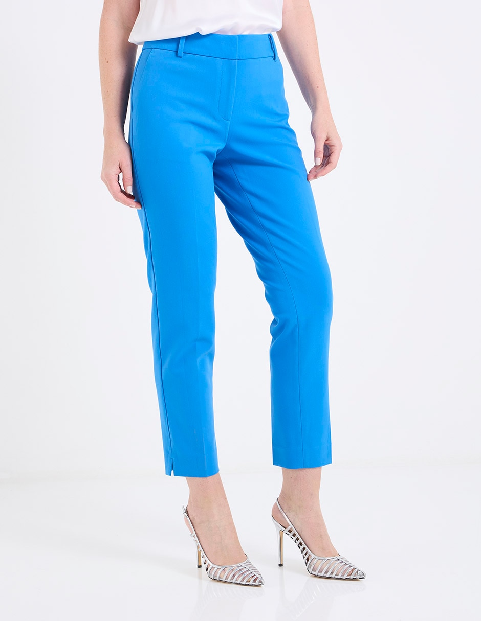 Pantalón capri straight para mujer