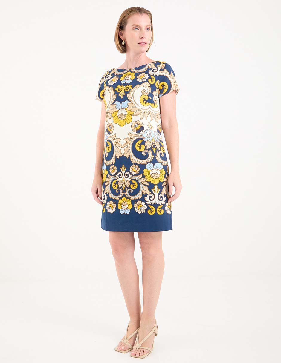 Vestido 3/4 casual para mujer