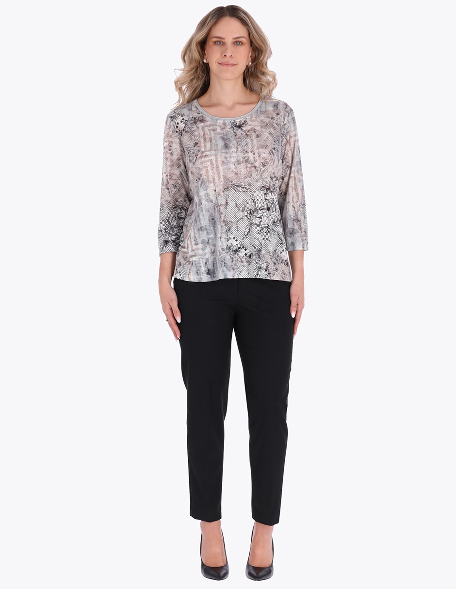 Blusa manga 3/4 para mujer 3
