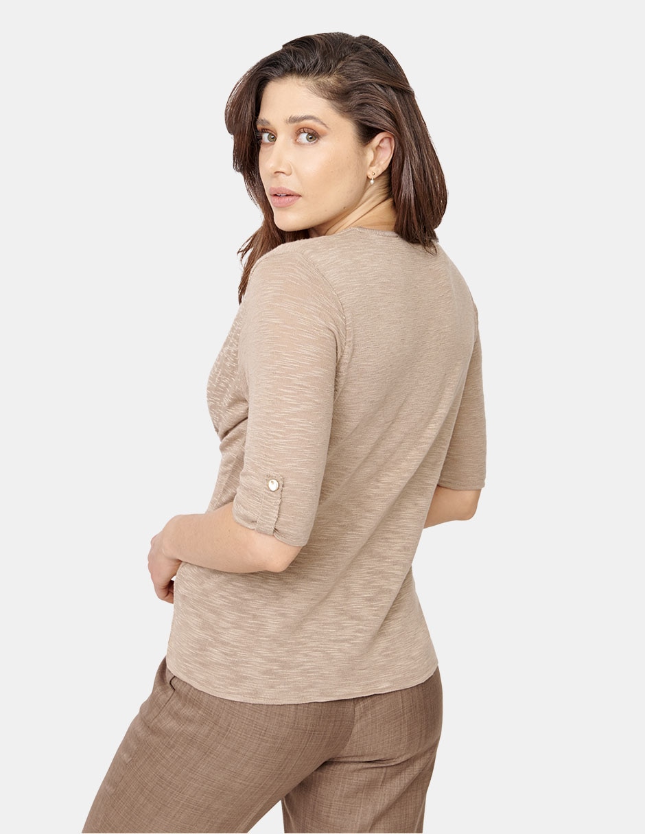 Blusa manga 3/4 para mujer 4
